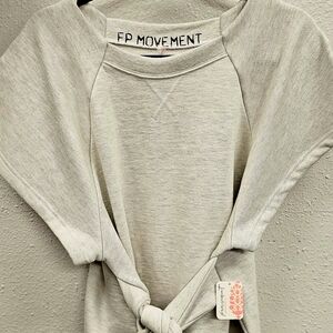 FP Movement by Free People Light Gray Sweatshirt